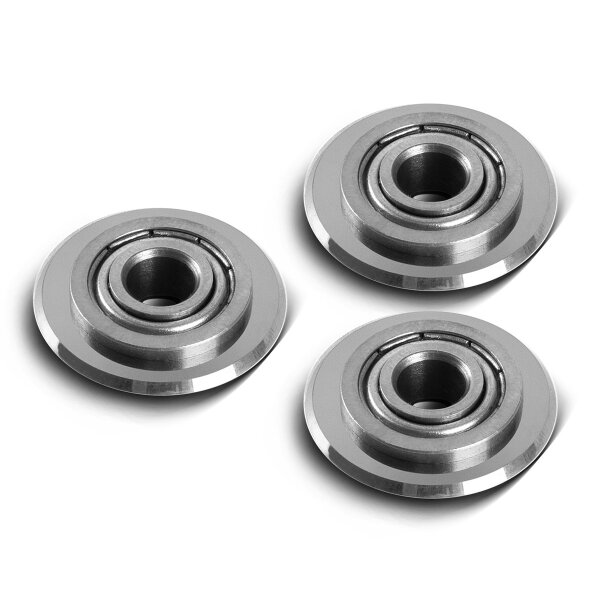 STAHLWERK 3x univerzální rezný kotouc na obklady 22 x 6 x 6 mm s reznou kapacitou 14 mm pro rezacky obkladu a dlažeb, prvotrídní rezný kotouc s kulickovým ložiskem pro presné rezání keramických