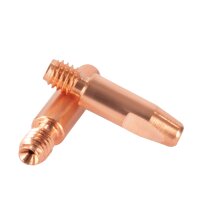 STAHLWERK Set om 40 AK25 | MB25 | KD24 | MB24 kontaktmunstycken | kontaktmunstycken M6x28 i 0,8 mm MIG MAG slitdelar set | svetstillbehör för svetspistoler