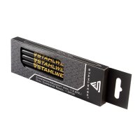 STAHLWERK 36 robuste tømrerblyanter i et sæt. Ovale blyanter til tegning og markering. Fuldt lakerede blyanter med bred spids, blyhårdhed HB (middelhård).