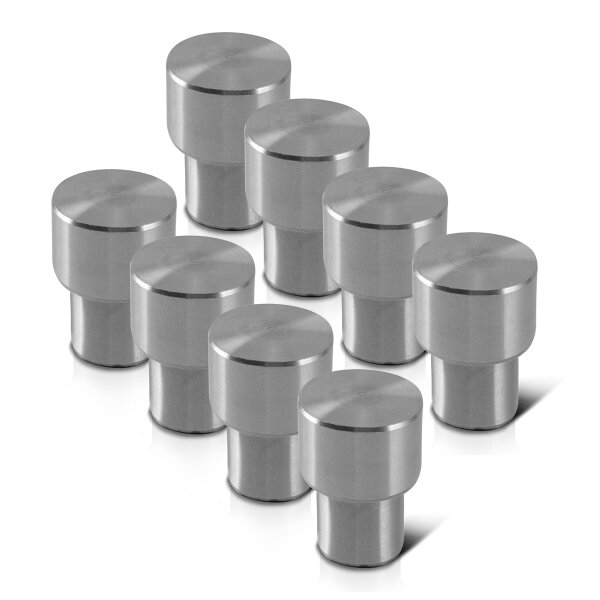 STAHLWERK Spännbultar/plug-in-bultar i en uppsättning om 4 är kompatibla med svetsbord/hålplattor med en håldiameter på 16 mm.