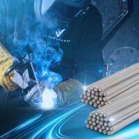 STAHLWERK 2x tycové elektrody AWS E6013RR s tlustým rutilovým povlakem 3,2 x 350 mm, svarovací proud 90-130 A, vysoká chemická cistota, 2 kg MMA ARC. Svarovací technika STAHLWERK nabízí vysoce