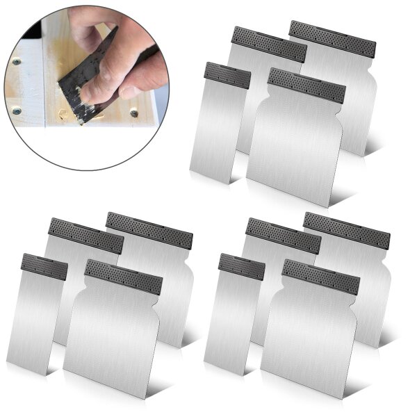 STAHLWERK 12dílná sada hladítek 50, 80, 100, 120 mm, s pružnou cepelí