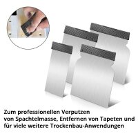 STAHLWERK 12dílná sada hladítek 50, 80, 100, 120 mm, s pružnou cepelí