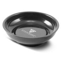 STAHLWERK Magnetic tray 4 inch made of plastic with strong magnetic base for storing screws, tools and small parts with rubberized base, set of 8. Versatile use, for example in workshops, in the DIY