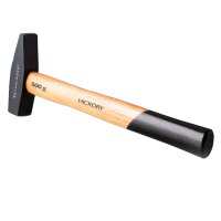 STAHLWERK 2 x lukkosepän vasara 500g vankka teräspää, hikkoripuinen kahva | Tasapainoinen paino, ergonominen kahva on valmistettu raskaasta, murtumattomasta ja kestävästä hikkoripuusta.