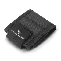 STAHLWERK magnetische armband set van 2 voor doe-het-zelvers en vakmensen | Magnetische armband met klittenband voor bevestiging aan pols of riem voor schroeven, spijkers, bits en kleine magnetische onderdelen