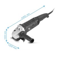 Úhlová bruska STAHLWERK WS-1600 ST se sadou 25 řezných kotoučů SW Pro CUT 125 mm, řezací pila, řezací bruska s příkonem 1600 W a 3000 - 8500 ot.