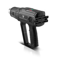 STAHLWERK HP-2000 PRO 2.000 watt varmepistol og varmluftspistol op til 600 grader med LED-display og digital styring | Varmluftspistol til svejsning, lodning, krympning