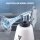 STAHLWERK RP-90 ST compressed air cleaning gun with accessory set | Compressed air cleaner with whirl effect | Interior cleaner | Wash gun | Car blow-out gun for cleaning dirty surfaces