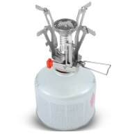 STAHLWERK Retkeilykeittiösarja | alumiininen retkeilykeittiösarja, jossa on kattila, pannu, kaasukeitin, muoviset kulhot ja ruokailuvälineet | korkealaatuinen ulkokeittiösarja | korkealaatuinen