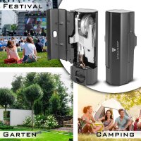 STAHLWERK Kokoontaitettava retkikeitin | kokoontaitettava kaasukeitin | kompakti ulkokeitin butaanikaasupulloille