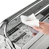 STAHLWERK Ruostumattomasta teräksestä valmistettu työkalulaatikko | metallinen työkalulaatikko, ulosvedettävät sivut | laadukas työkalulaatikko tyhjänä, 5 lokeroa | tilaa säästävä työkalujen