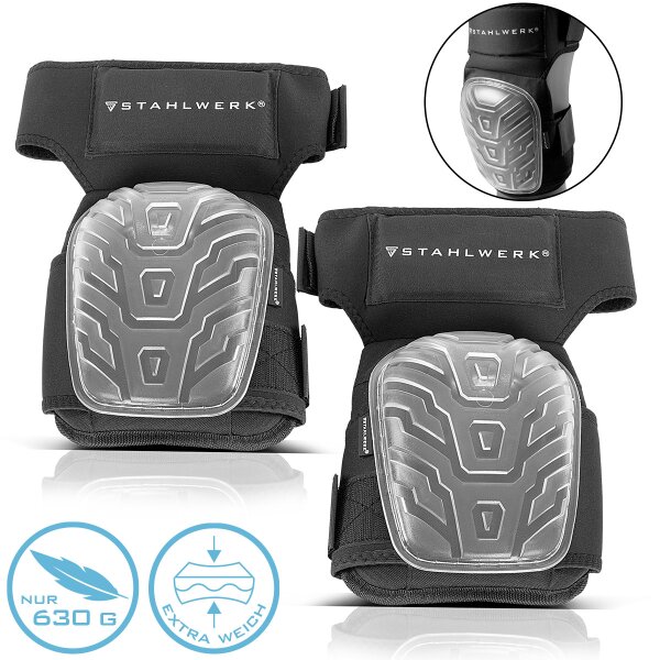 STAHLWERK Professionelle knæpuder | knæbeskyttere | knæpuder formstabile, meget elastiske og slidstærke med høj bærekomfort