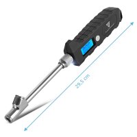 STAHLWERK manometro digitale per pneumatici | manometro aria con display LCD | manometro 3-250 PSI | manometro pneumatici per auto SUV auto moto