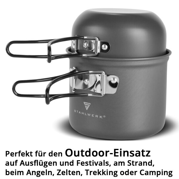 STAHLWERK Réchaud De Camping 2-en-1 – Électrique Et Gaz – Modèle 6362 Outdoor