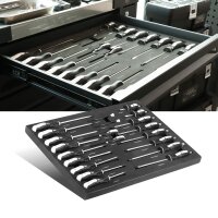 STAHLWERK Skruetrækkersæt med 21 dele PH og SL i skumindsats |Inlæg til værkstedsvogn | Værktøj af høj kvalitet i indsats til værktøjsvogn |Perfekt organisering på værkstedet