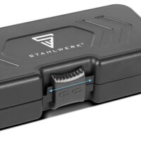 STAHLWERK SDS-Plus poranterät 8-osainen sarja laatikolla | Halkaisija 5-12 mm | Ristikkäisleikkausreuna ja kaksoiskierre | Pituudet 110-160 mm | Muurausporanterät ja betoniporanterät