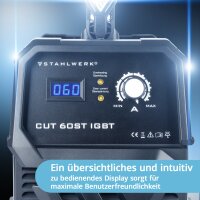 B-Ware: Plasmaschneider CUT 60 ST IGBT mit 60 Ampere bis 24 mm Schneidleistung