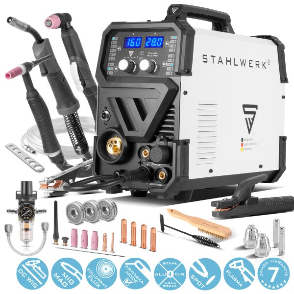 B-Ware: Kombi Schweißgerät CTM-416 PULS 6-in-1 160 A