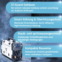 B-Ware: Schutzgas-Schweißgerät MIG MAG 200 Spot Puls Pro Digital IGBT 200 A
