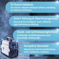 B-Ware: Schwei&szlig;ger&auml;t AC/DC WIG 200 ST Digital Kombischwei&szlig;ger&auml;t 200 A