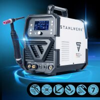 B-Ware: Schwei&szlig;ger&auml;t AC/DC WIG 200 ST Digital Kombischwei&szlig;ger&auml;t 200 A