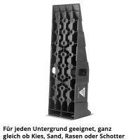 B-Ware: Stufenkeil GT-15 ST 2er Set mit 6 t Tragkraft Auffahrkeil Unterlegkeil