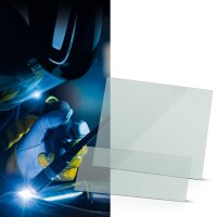 STAHLWERK Schweißhelm Vorsatzscheiben 6er Set | Ersatzgläser innen und außen | Schweißschutzglas | Visierglas | Schutzglas nach EN ISO 16321 | Ersatzscheiben für den Vollautomatik Schweißhelm WORKER