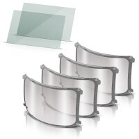 STAHLWERK Schweißhelm Vorsatzscheiben 6er Set | Ersatzgläser innen und außen | Schweißschutzglas | Visierglas | Schutzglas nach EN ISO 16321 | Ersatzscheiben für den Vollautomatik Schweißhelm BULLET