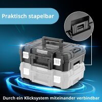 STAHLWERK Profi-Set | Akku-Bohrschrauber ASB-20 ST | Handwerker-Magnet-Armband | 3-in-1 Schlagbohrmaschine | Brushless-Technologie | 60 Nm Drehmoment | 2-Gang-Getriebe | Inklusive Koffer, Akku, Bits