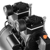 STAHLWERK ST-310 Pro volledig uitgeruste compressor | 10 bar | 2,1 pk | 1,6 kW | 210 l/min | 30 l tank | olievrije fluistercompressor | borstelloze motor | 5 meter slang | bandenopblazer | 3-weg