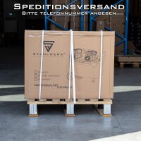 STAHLWERK Kompressor ST-510 Pro Vollausstattung | 10 bar | 4,34 PS | 3,2 kW | 420 l/min | 50 Liter Tank | Ölfreier Flüster-Kompressor | Brushless-Motor | 5 Meter Schlauch | Reifenfüller | 3-fach Verteiler