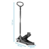 B-Ware: Wagenheber WHB-73 ST mit 3 t Tragkraft schwarz