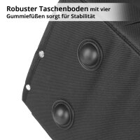 STAHLWERK Werkzeugtasche | 18 Außen- und 10 Innentaschen | Robuste Installateur-Tasche | Tragbarer Werkzeugkoffer | Montagetasche mit Tragegriff und Schultergurt | Strapazierfähiges Polyester-Gewebe