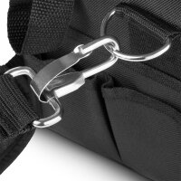 STAHLWERK Werkzeugtasche mit 14 Außentaschen | 2 Innenfächer | Robuste Elektriker-Tasche | Tragbare Montagetasche mit verstärktem Rahmen | Aluminium-Tragegriff und Gurt | Strapazierfähiges Polyester