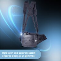 STAHLWERK 3-in-1 automatic welding helmet MASTER AIR | Welding helmet with fresh air supply | Bluetooth remote control | True color reproduction | Darkening DIN 4 to DIN 14 | Optical class 1/1/1/1