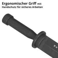 STAHLWERK 4-osainen muovinen taltta- ja kaapimissarja 18-35 mm | Poistaa hellävaraisesti tasapainotuspainot, liimajäämät, tiivisteet tai listat | Ergonominen ja materiaalia hellävarainen