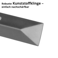 STAHLWERK 4-osainen muovinen taltta- ja kaapimissarja 18-35 mm | Poistaa hellävaraisesti tasapainotuspainot, liimajäämät, tiivisteet tai listat | Ergonominen ja materiaalia hellävarainen