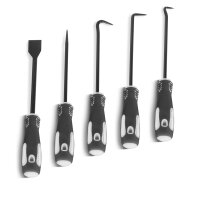 STAHLWERK 12-osainen koukkutyökalusarja | Koukkusarja | Neulakoukku | Tiivistyskoukku | Tiivistyskoukku | Ajoneuvopoimusarja | Tarkkuuskoukku | Magneettiteleskooppi | O-rengastyökalu tiivisteiden irrottamiseen ja asettamiseen