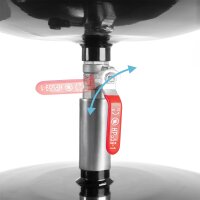 STAHLWERK Odsávačka oleje OD-70 ST s objemem 70 litrů | Mobilní sběrač oleje a vozík na odpadní olej | Vozík na sběr oleje s odlučovačem oleje | Odlučovač oleje pro sběr odpadního oleje