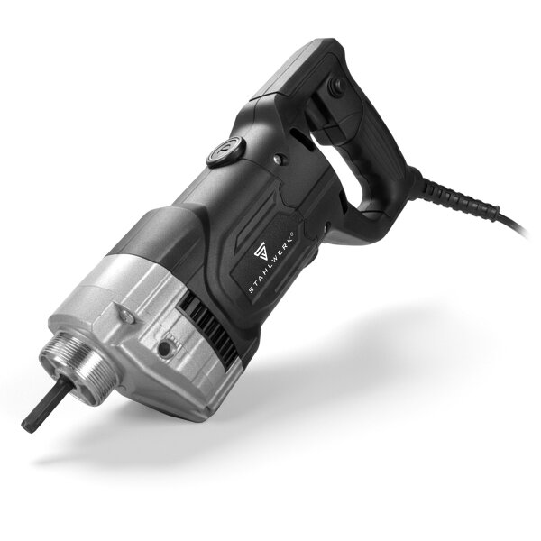 STAHLWERK betonverdichter 900 watt | 4.000 tpm | Krachtige betontrilnaald | Trilfles voor 35 / 50 mm trilfles | Krachtige verdichter voor betonbouw, muren, plafonds, funderingen