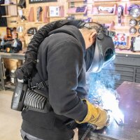 STAHLWERK Funkenfänger für Gebläse-Einheit 2er Set | Filtersystem für Frischluft-Schweißhelme | Filter-Zubehör für Schweißhelme MASTER AIR und BOOSTER AIR | PAPR-System