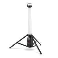 STAHLWERK 360° LED-Turm-Baustrahler TBS-30 ST | 30 Watt | 2.400 Lumen | 6.500 K Tageslichtfarbe | Li-Ion-Akku 7,4 V / 8000 mAh | IP44 | Akku-Arbeitsleuchte