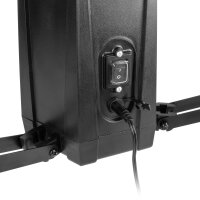 STAHLWERK 360° LED-Turm-Baustrahler TBS-30 ST | 30 Watt | 2.400 Lumen | 6.500 K Tageslichtfarbe | Li-Ion-Akku 7,4 V / 8000 mAh | IP44 | Akku-Arbeitsleuchte