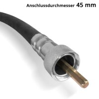 STAHLWERK Rüttelflasche Ø 45 mm | 600 cm Schlauchlänge | Innenrüttler mit flexibler Welle für Elektro-Betonrüttler | Rüttelschlauch für Betonverdichter, Flaschenrüttler und Betonvibratoren