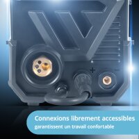 STAHLWERK MIG MAG 200 Spot Puls Pro Digital Kit Alu | Poste à souder sous protection gazeuse | IGBT Inverter 200 A | Dévidoir de fil synergique | Entraînement à 4 galets, FLUX, Lift-TIG, MMA, CuSi, MIG pulsé pour laluminium