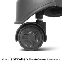 STAHLWERK Nass- und Trockensauger VCL-1500 ST | 1500 W Industriesauger mit 40 l Edelstahlbehälter | Blasfunktion und Sicherheitsabschaltung | Umfangreiches Zubehörpaket | Robuster Werkstattsauger