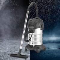 STAHLWERK Nass- und Trockensauger VCL-1600 ST | 1600 W Industriesauger mit 35 l Edelstahlbehälter | Blasfunktion und Sicherheitsabschaltung | Umfangreiches Zubehörpaket | Robuster Werkstattsauger