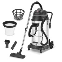 STAHLWERK Nass- und Trockensauger VCL-1400 ST | 1400 W Industriesauger mit 60 L Metallbehälter | Blas- und Staubrüttelfunktion, Sicherheitsabschaltung | Leistungsstarker Werkstattsauger mit Zubehör