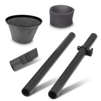 STAHLWERK Nass- und Trockensauger VCL-1200 ST | 1200 W Werkstattsauger mit 20 l Metallbehälter | Staubschüttel- und Ausblasfunktion | Kompakter Industriesauger für Werkstatt, Garage und Baustelle